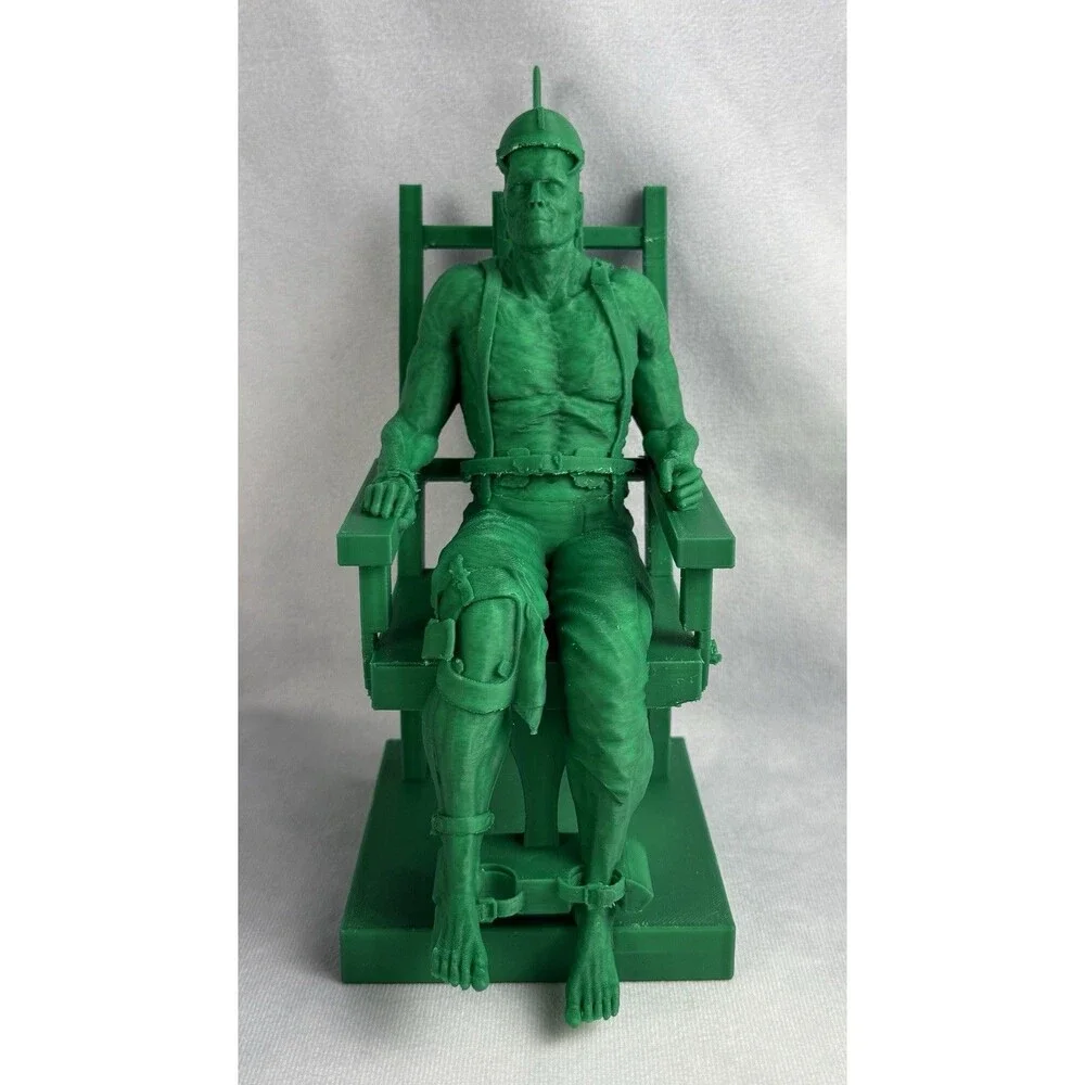 Frankenstein In Electric Chair Figure Frankenstein Green